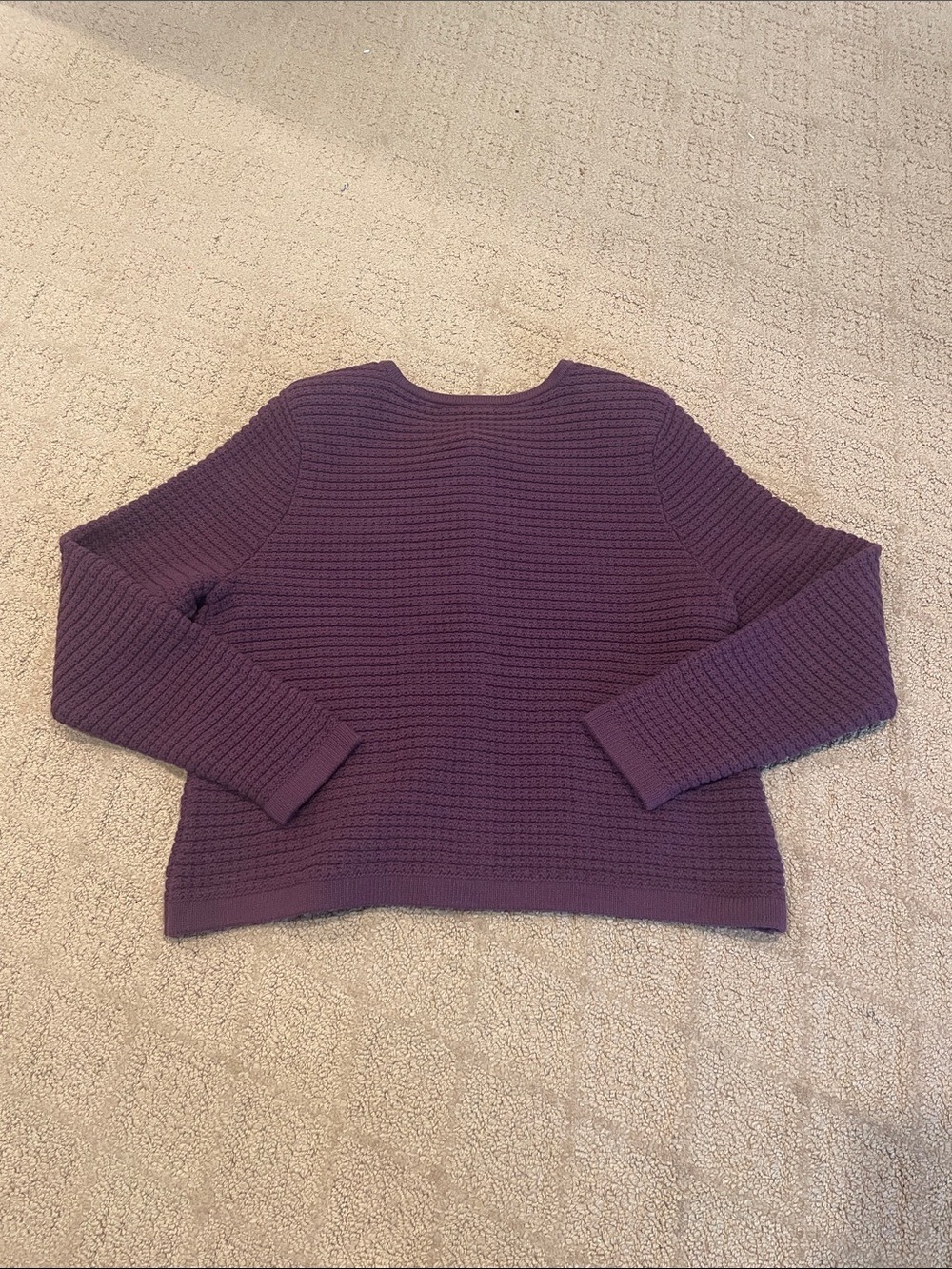 CAbi Purple Knit Button-Front Cardigan - Picture 5 of 5